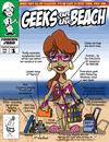 Capes 'N' Babes wallpaper design Geek on a beach - Male