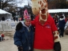 Judi and the Toys R Us giraffe