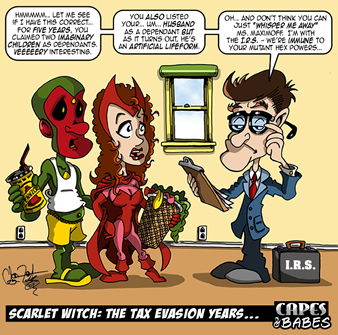 Scarlet Witch: The Tax Evasion Years…