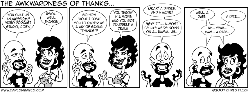 The awkwardness of thanks…
