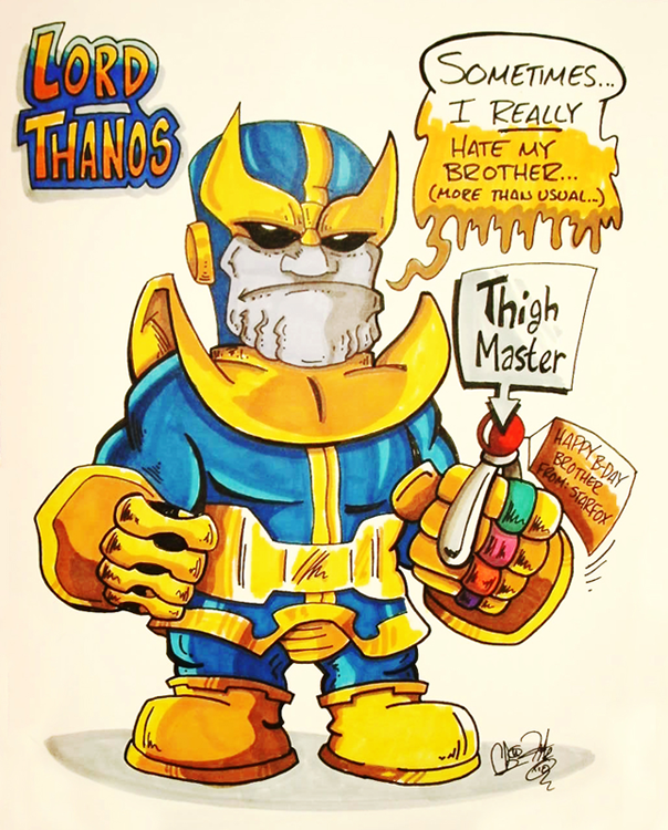 Thanos Sketch – Intervention Con ’10…