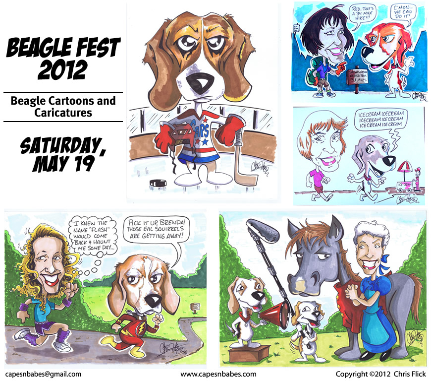 Capes & Babes strip No. 745- beagleFest 2012 Filler...