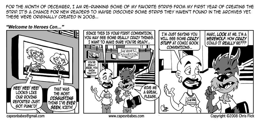 Welcome to Heroes Con – repeat strip #97…