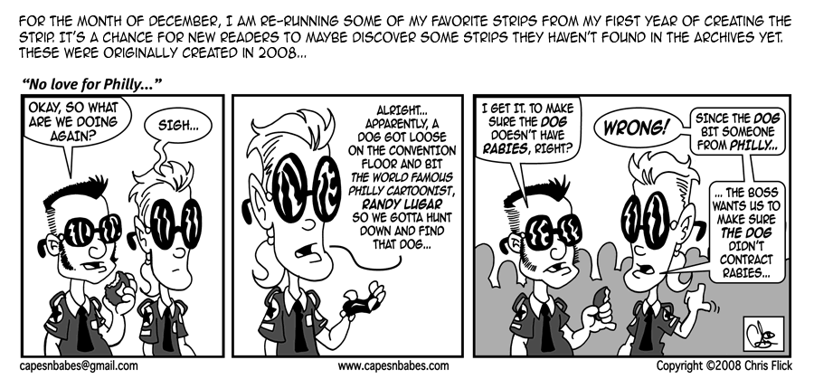 No Love For Philly – Repeat strip #104…
