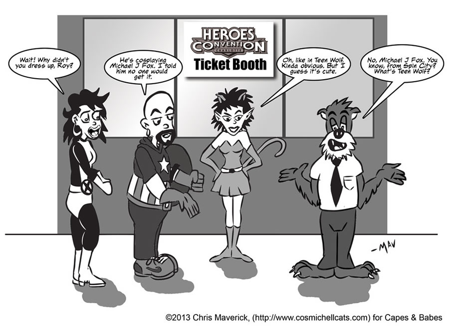 Heroes Con Guest Strip by Chris Maverick…