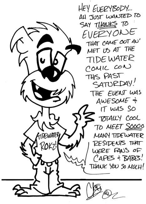 Tidewater Comic Con Thanks…