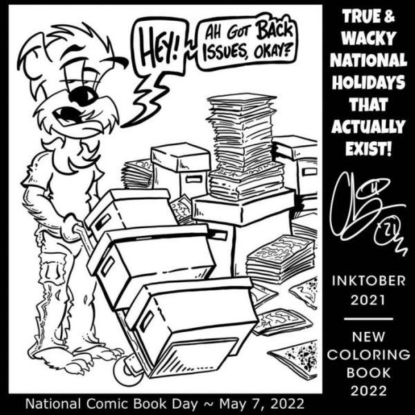 Inktober - Day 11 - Natl Comic Book Day