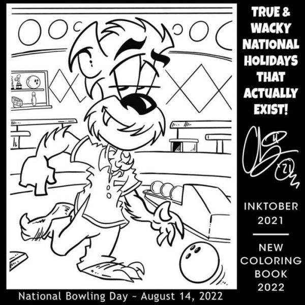 Inktober – Day 20 – National Bowling Day